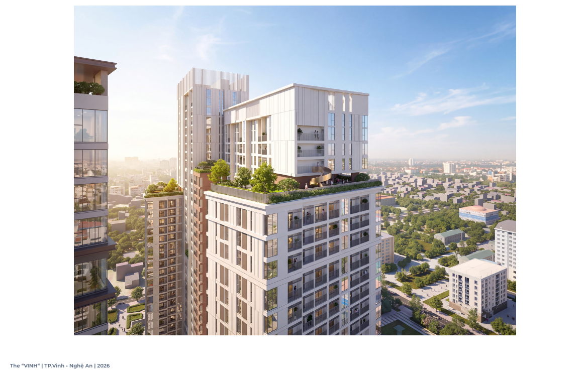 Phối cảnh thực tế tháp Harmony (Tháp Nghĩa) chung cư Sun Glory Residence