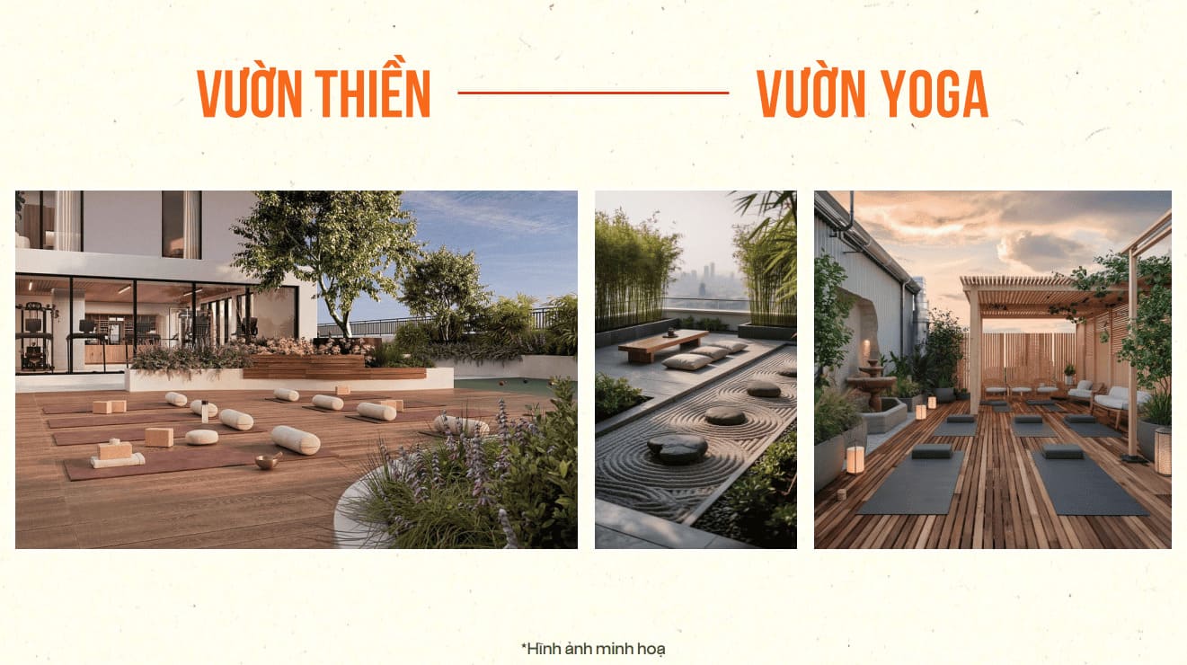 Vườn thiền, vườn Yoga Sun Glory Residence