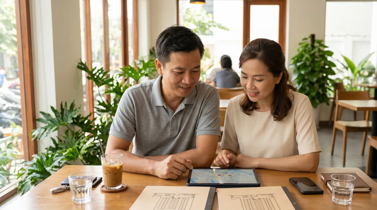 Ảnh minh họa vợ chồng tìm hiểu Sun Glory Residence và Sun Trường Vinh